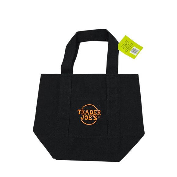Four 2025 Trader Joes Multicolor Canvas Tote Bag Trick R Treat Halloween 81415 - Picture 11 of 13